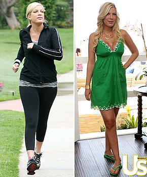 tori spelling weight loss