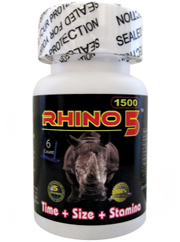 rhino 5 pill 1500