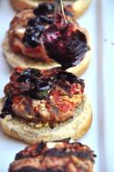 Red, White, and Blueberry Turkey Burger Sliders Photo