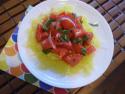 Spaghetti Squash with Fresh Tomato and Basil Sauce Photo