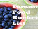 Summer Food Bucket List