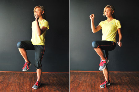 Amazing Abs: High Knees - Saturday Morning Drills: 7 Moves to Amazing Abs