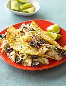 Easy Grilled Fish Tacos Recipe | Lindsay Olives Recipes