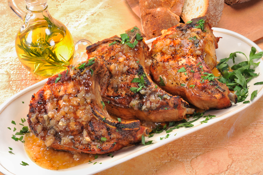 Rum Marinated Pork Chops - Diet Recipe